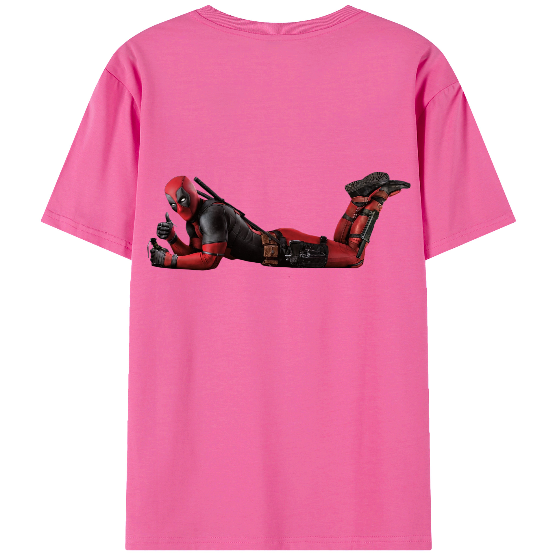 （画像用） Deadpool デッドプール レディース半袖Tシャツ(バックプリント)